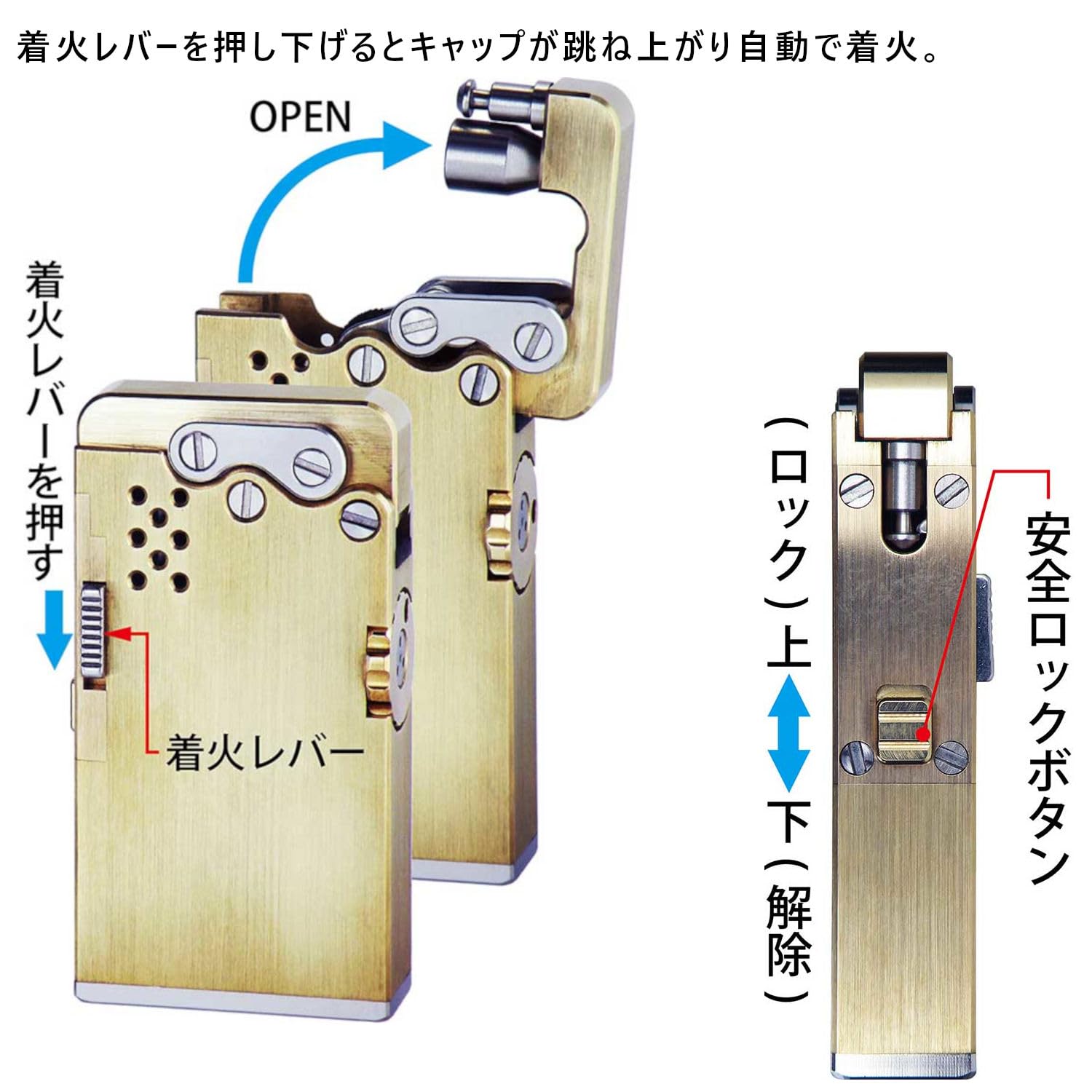 Amazon.co.jp: オリバー メカニカル オイルライター 自動着火 ペンギン